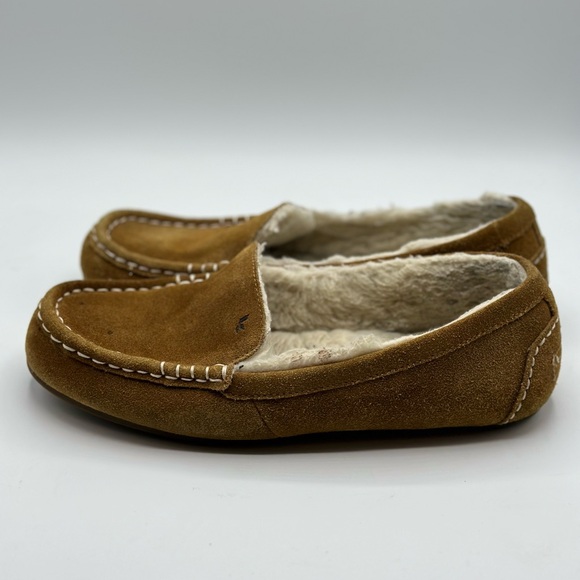 Koolaburra by UGG Women's Lezly Slipper Wool and Faux-Fur in Chestnut Size 9 - Picture 3 of 9